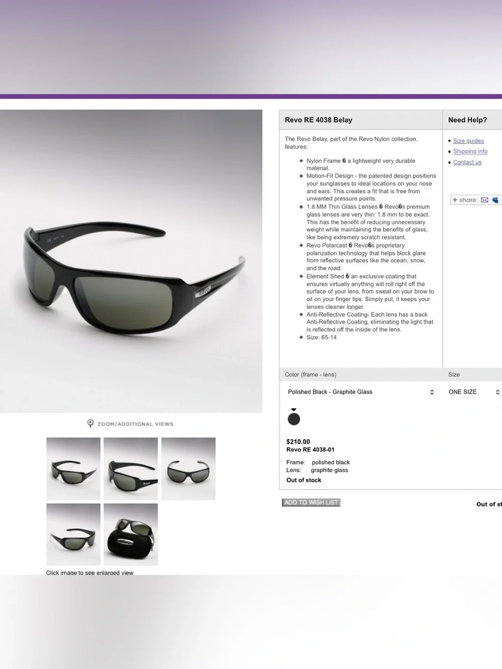 Revo polarized men’s sunglasses tortoise